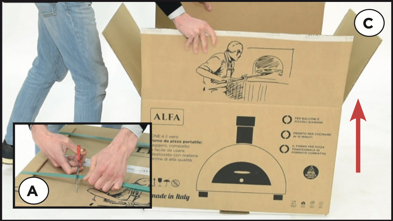 Montage Ihres Alfa-Ofens und wo Sie ihn aufstellen können | Alfa Forni