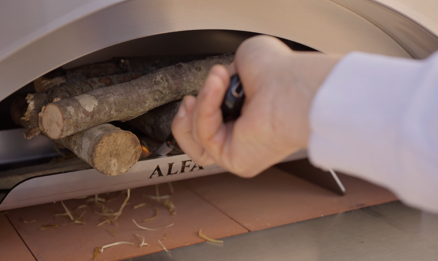 Allumage et préparation du four à bois | Alfa Forni