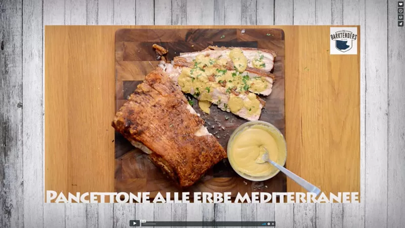 Schweinebauch mit mediterranen Kräutern!
