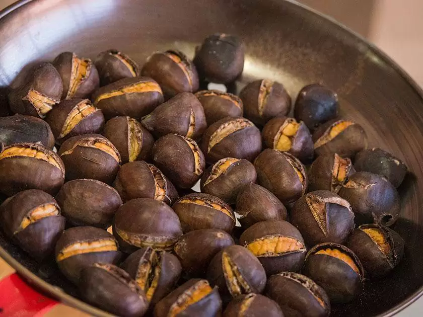 Roasted chestnuts