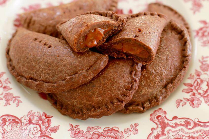 Chocolate Dulce de Leche Empanadas from Gemma