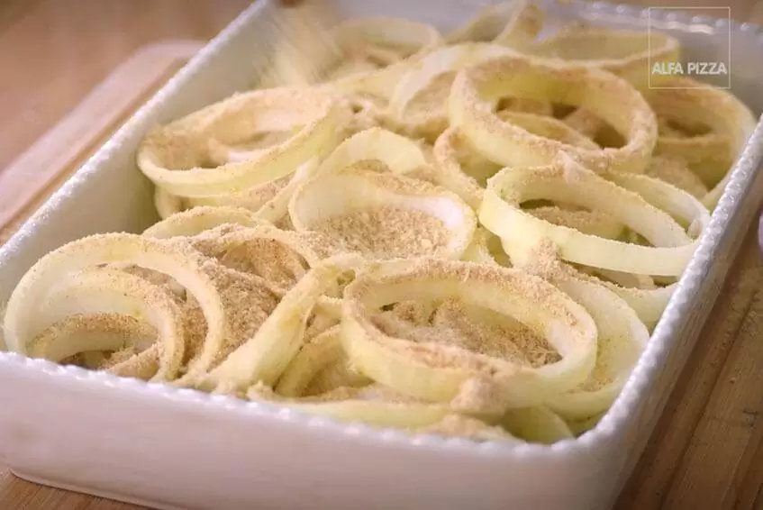 Onion gratin