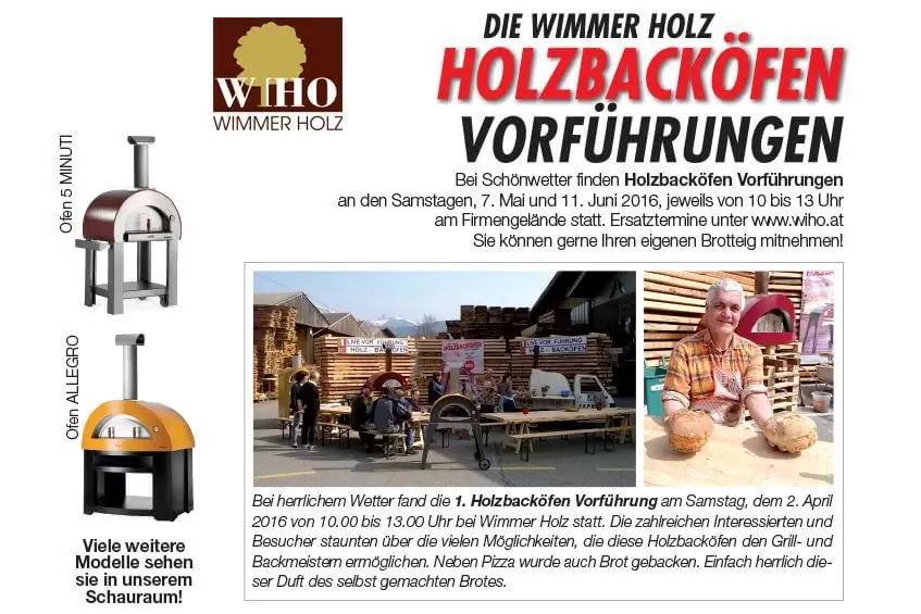 Die neuen stylischen holzbacköfen aus Italien