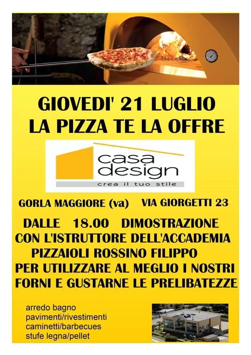 La pizza te la offre Casa Design