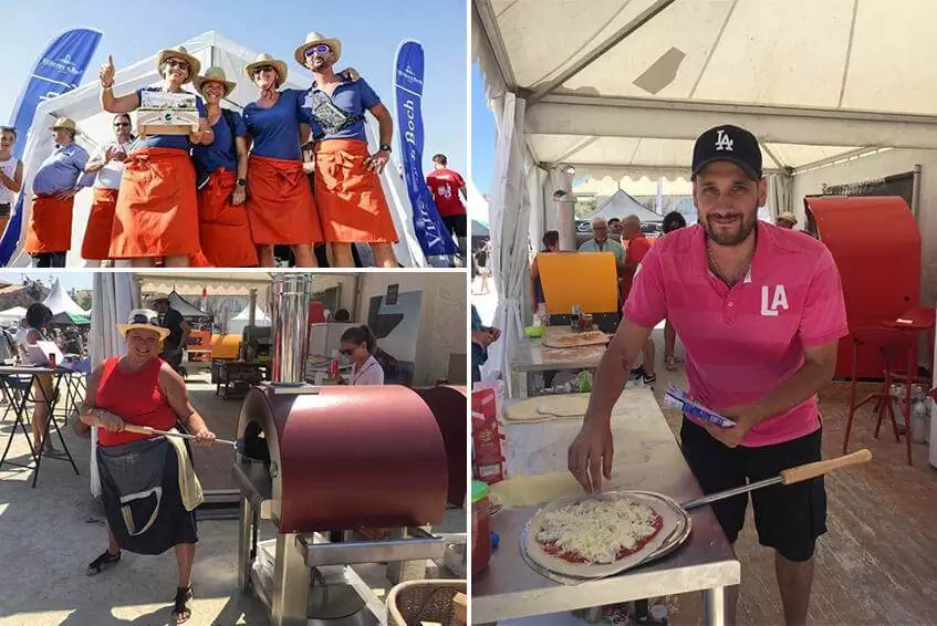 Pizza, barbecue and grilled meat, three foods for true champions!
