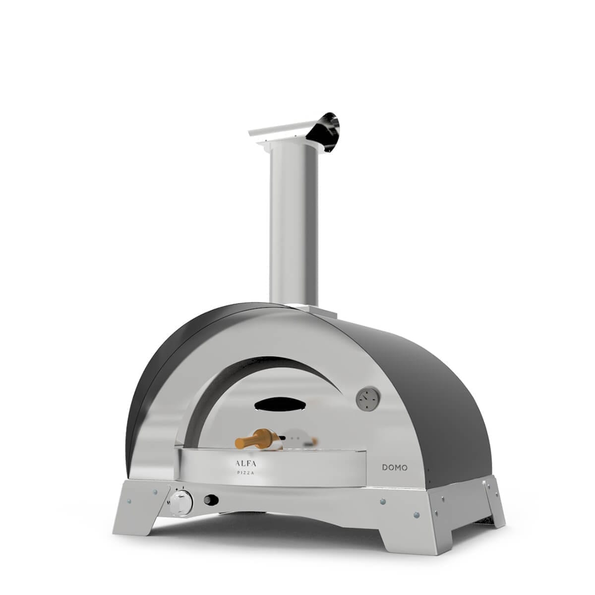 Domo Gasfired pizza oven. High performance, small space. Alfa Forni