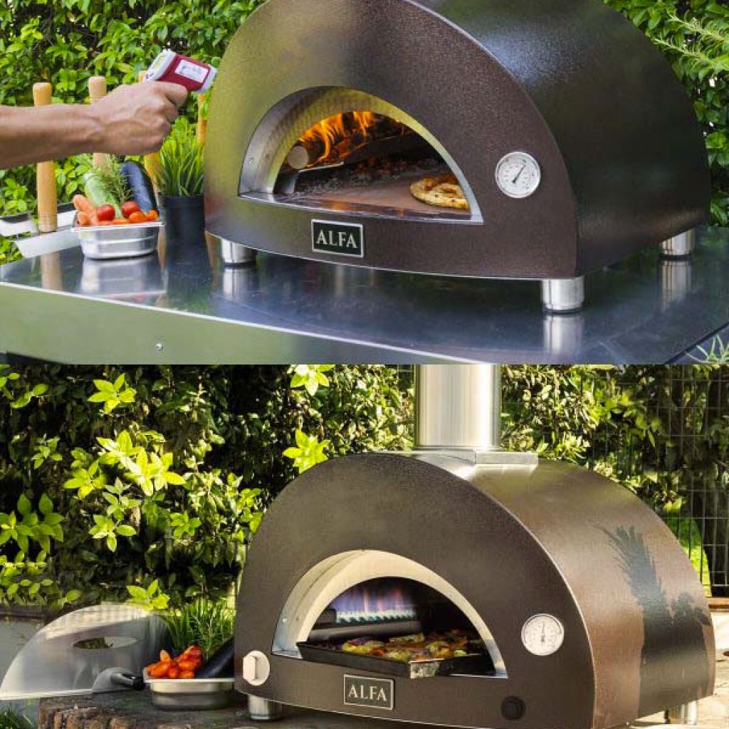 Horno pizza portátil exterior - Gas-Leña-Cocina exterior- Ambifuego