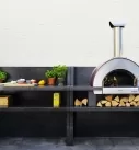 5 Minuti 2 Pizze - Holzbackofen für Garten, Terrasse, Balkon. | Alfa Forni