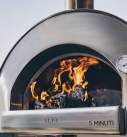5 Minuti 2 Pizze - Compacte houtgestookte oven voor pizza en brood. | Alfa Forni