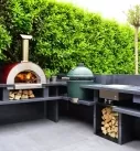 5 Minuti 2 Pizze - Holzbackofen für Garten, Terrasse, Balkon. | Alfa Forni