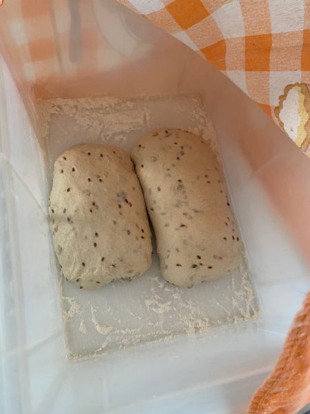 Pan integral con semillas casero cocido en el horno de gaz One