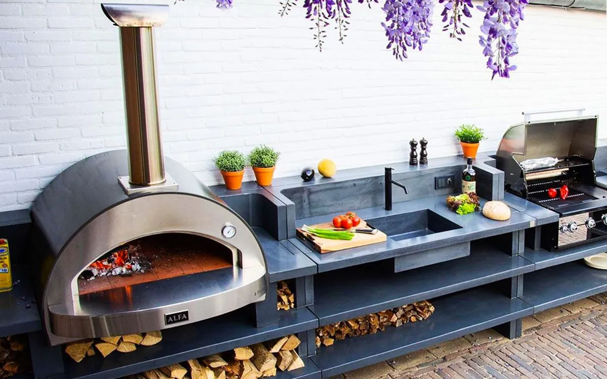 Forno 4 Pizze - wood-fired oven for domestic use. | Alfa Forni