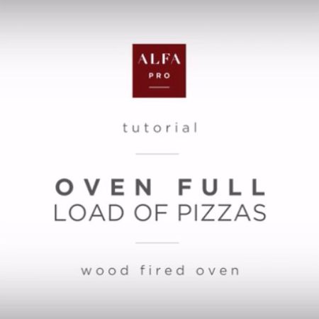 Full load of pizzas – wood oven – Tutorial Alfa Pro