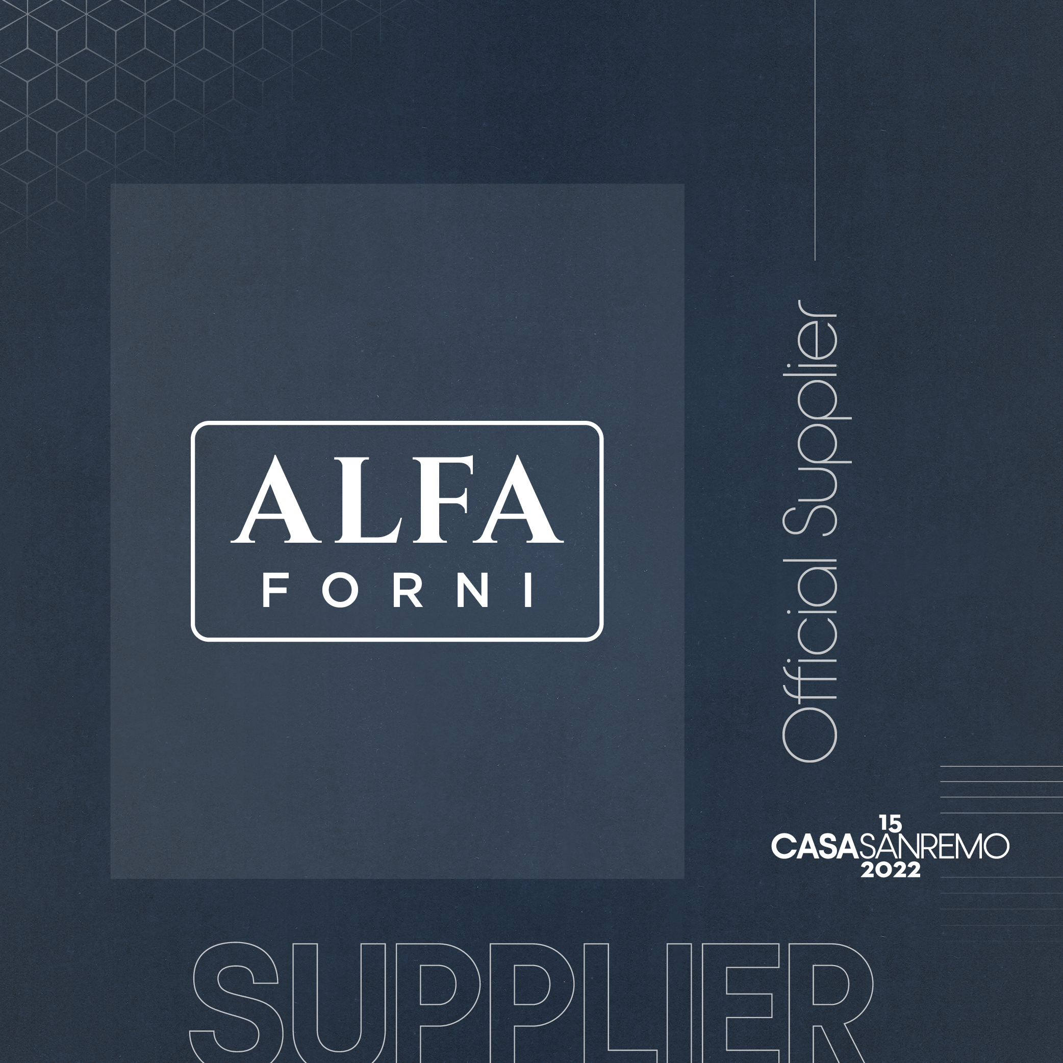 Alfa Forni fornitore ufficiale al Festival di Sanremo. | Alfa Forni