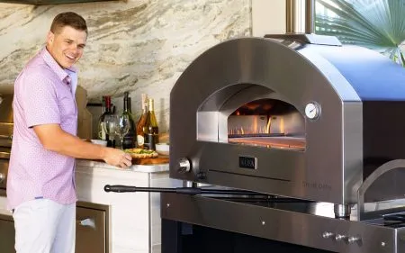 What is the best home pizza oven for cooking outdoors?