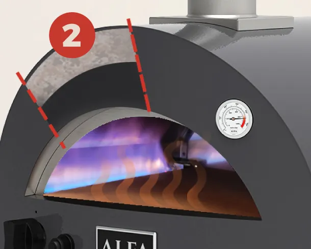 Moderno Oven 2 pizzas - Oven for home use | Alfaforni