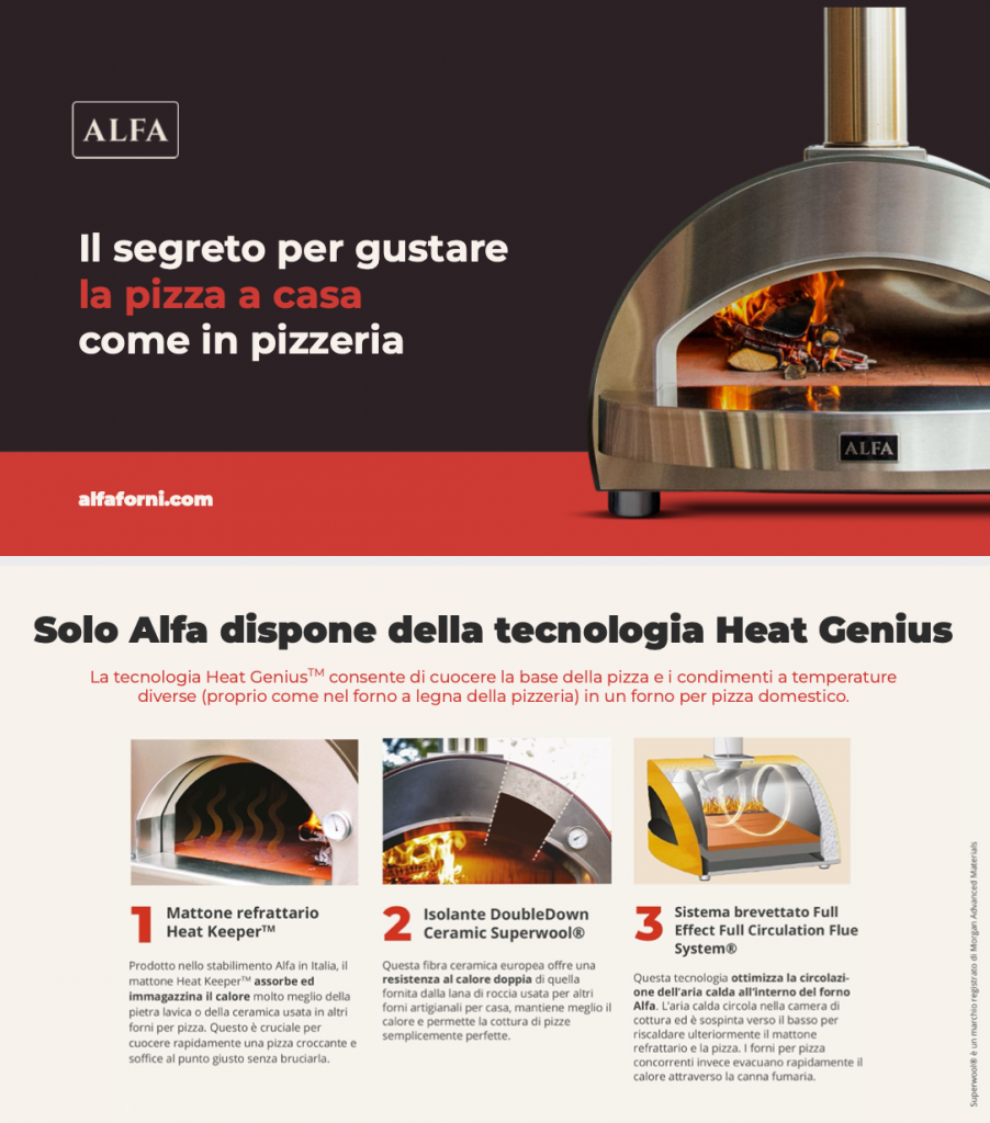 Température, isolation et résistance en un seul four à pizza | Alfa Forni
