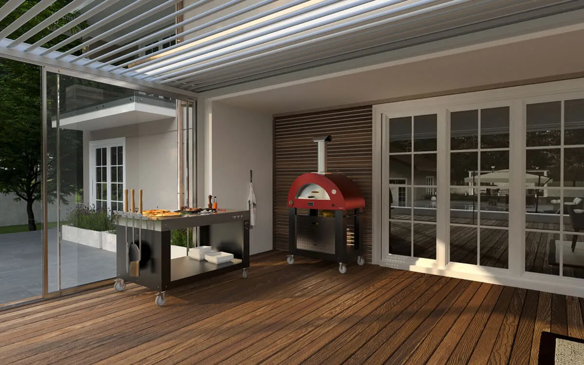 Wie ein Holz-Pizzaofen am besten aufgestellt wird